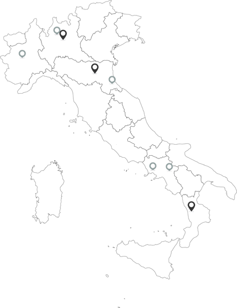 Le sedi R&S in Italia